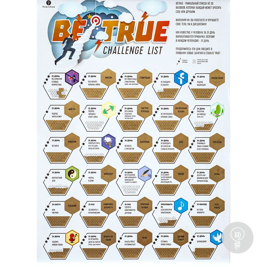 Купить Betrue Challenge List в интернет-магазине shikkra.ru